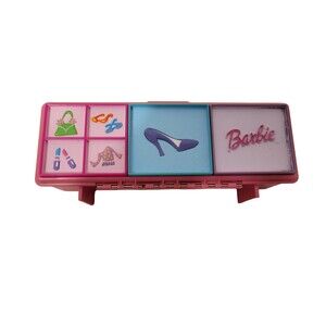 1999 Mattel Barbie Fashion Case Kids OS Pink Collectible Play Pretend